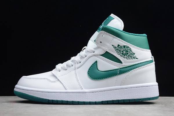 Tenisky Nike Air Jordan 1 Stredne Panske Biele Zelene Slovensko | SK-CMFHVU869