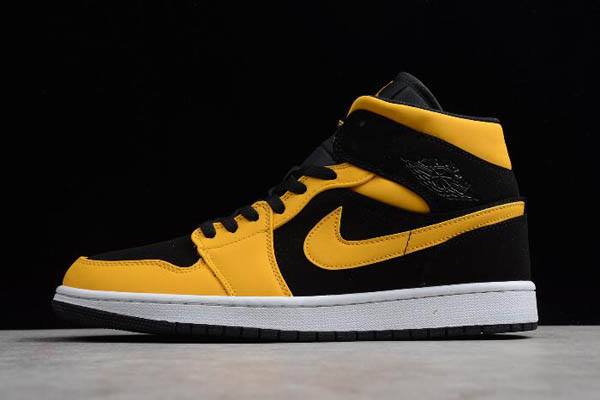 Tenisky Nike Air Jordan 1 Stredne Panske Čierne Zlate Biele Slovensko | SK-CWZQKL490