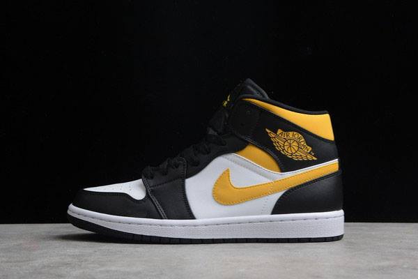Tenisky Nike Air Jordan 1 Stredne Panske Čierne Zlate Slovensko | SK-LNFJTB537