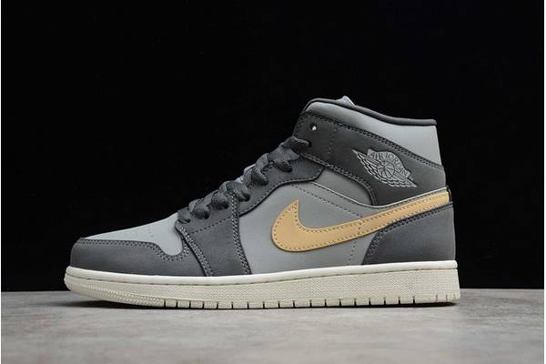 Tenisky Nike Air Jordan 1 Stredne Panske Siva Čierne Slovensko | SK-UCVNQS173