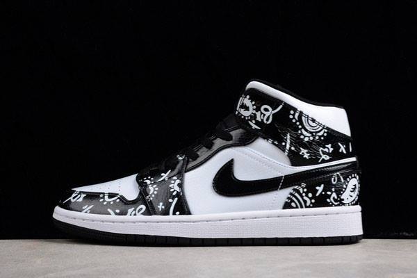 Tenisky Nike Air Jordan 1 Stredne SE AJ1 Graffiti Panske Čierne Červené Biele Slovensko | SK-LMOEXK401