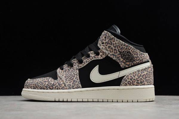 Tenisky Nike Air Jordan 1 Stredne SE GS Leopard Panske Leopardie Slovensko | SK-DLWRZK358