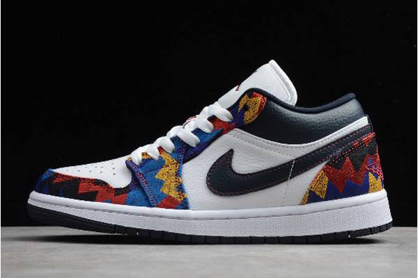 Tenisky Nike Air Jordan 1s Low Damske Biele Čierne Viacfarebný Slovensko | SK-VKGSAJ103