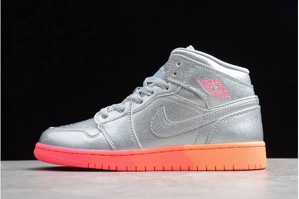 Tenisky Nike Air Jordan 1s Stredne Dievcenske Metal Strieborne Slovensko | SK-TVFJGN504