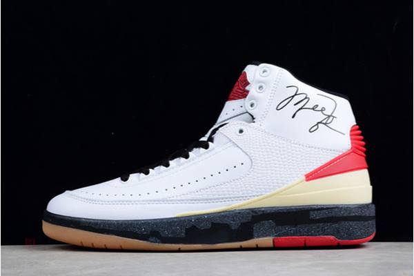 Tenisky Nike Air Jordan 2 High Panske Biele Červené Čierne Slovensko | SK-GACKYR102