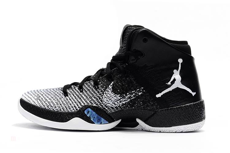 Tenisky Nike Air Jordan 30.5 Fine Print Panske Čierne Biele Siva Slovensko | SK-GAMQZB459