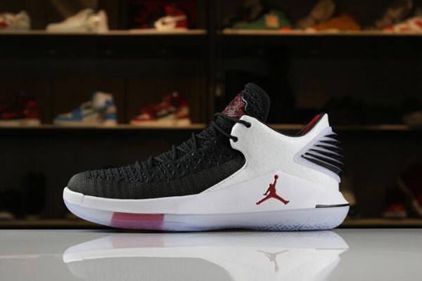 Tenisky Nike Air Jordan 32 Low PF Free Throw Line Panske Čierne Červené Biele Slovensko | SK-RUCGHI968