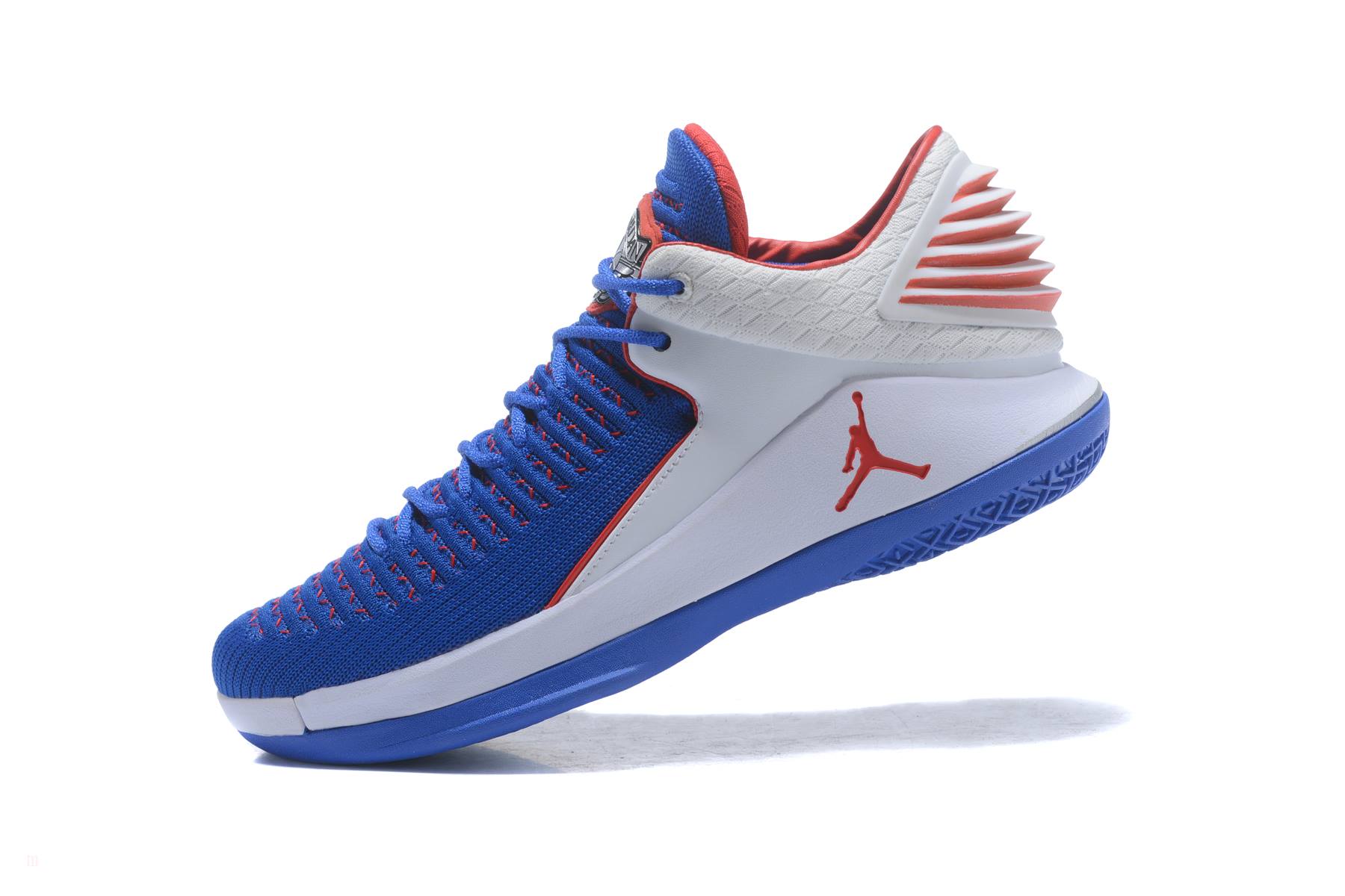 Tenisky Nike Air Jordan 32 XXXII Low Andre Drummond PE Panske Kráľovská Modrá Biele Červené Slovensko | SK-YBKJGH197