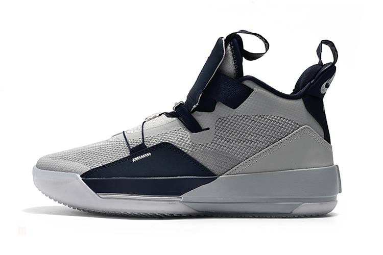 Tenisky Nike Air Jordan 33 Georgetown Hoyas PE Panske Siva Námornícka Modrá Modre Slovensko | SK-CXQVPD802