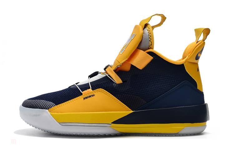Tenisky Nike Air Jordan 33 Michigan PE Panske Námornícka Modrá Modre Slovensko | SK-IJWKQP103