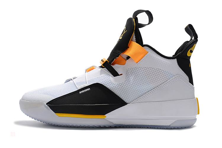 Tenisky Nike Air Jordan 33 Oladipo PE Panske Biele Čierne Žlté Slovensko | SK-KNGAJZ350