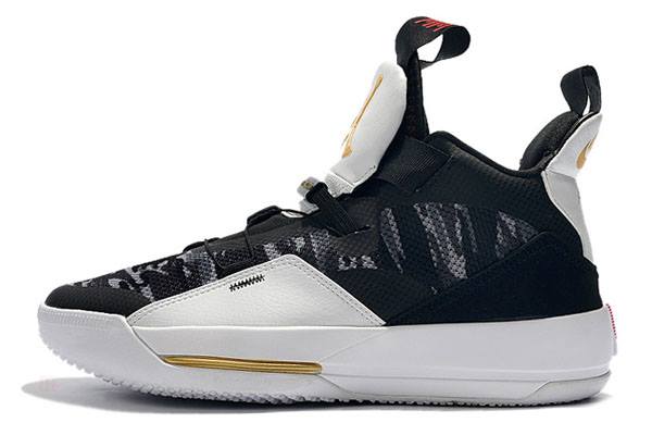 Tenisky Nike Air Jordan 33 Tiger Panske Maskacove Čierne Biele Červené Metal Zlate Slovensko | SK-YZFXBC806