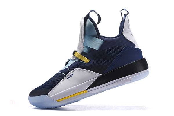 Tenisky Nike Air Jordan 33 XXXIII Panske Námornícka Modrá Modre Biele Mätové Zelene Žlté Slovensko | SK-EYARDX071
