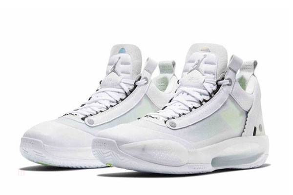 Tenisky Nike Air Jordan 34 Low Pure Money Panske Biele Metal Strieborne Platina Slovensko | SK-HRJKSL183