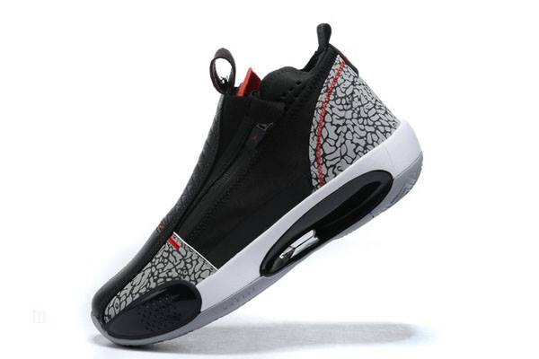 Tenisky Nike Air Jordan 34 Panske Čierne Siva Červené Biele Slovensko | SK-VCDQZO731