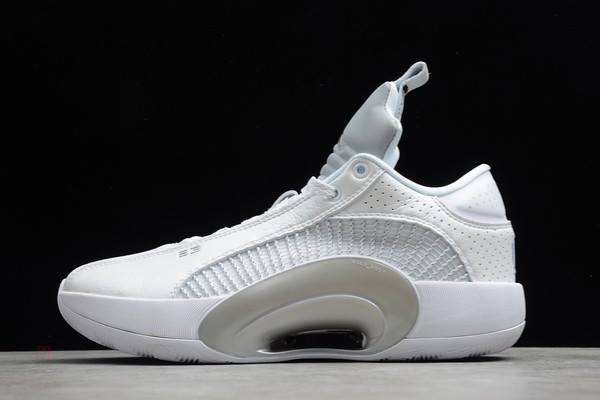 Tenisky Nike Air Jordan 35 Low Panske Biele Metal Strieborne Slovensko | SK-VLBEJI694