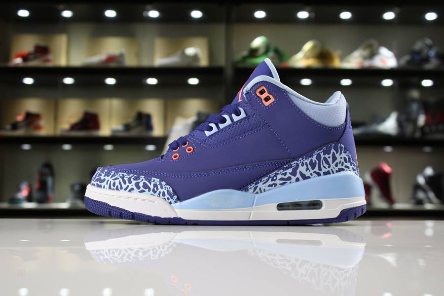 Tenisky Nike Air Jordan 3 GS Damske Nachový Nachový Ruzove Modre Slovensko | SK-YLBUWD527