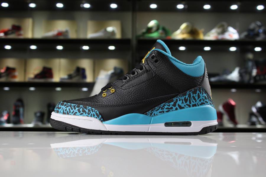 Tenisky Nike Air Jordan 3 GS Rio Teal Panske Tyrkysové Čierne Metal Zlate Tyrkysové Biele Slovensko | SK-FOCTXP631