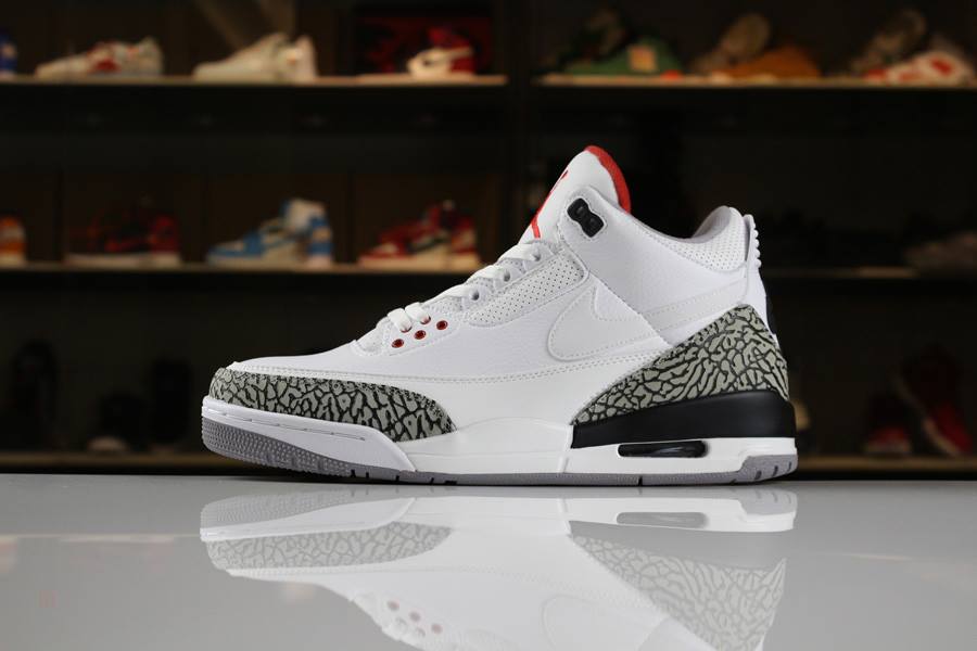 Tenisky Nike Air Jordan 3 JTH Panske Biele Červené Čierne Slovensko | SK-BADWLV531