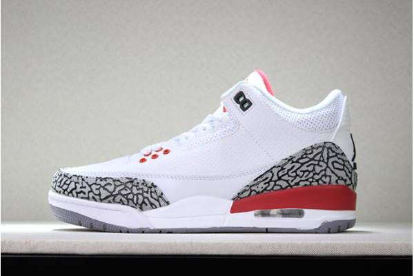 Tenisky Nike Air Jordan 3 Katrina Panske Biele Siva Čierne Červené Slovensko | SK-JWVYMD467