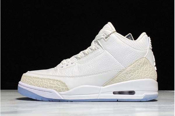 Tenisky Nike Air Jordan 3 Retro Triple Panske Biele Slovensko | SK-WOABDE986