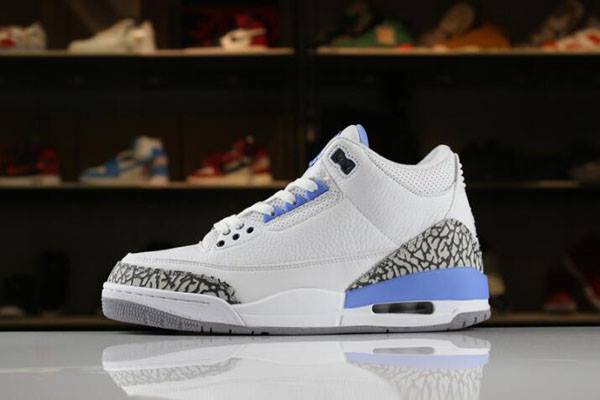 Tenisky Nike Air Jordan 3 UNC PE Panske Biele Modre Slovensko | SK-KPGQES354