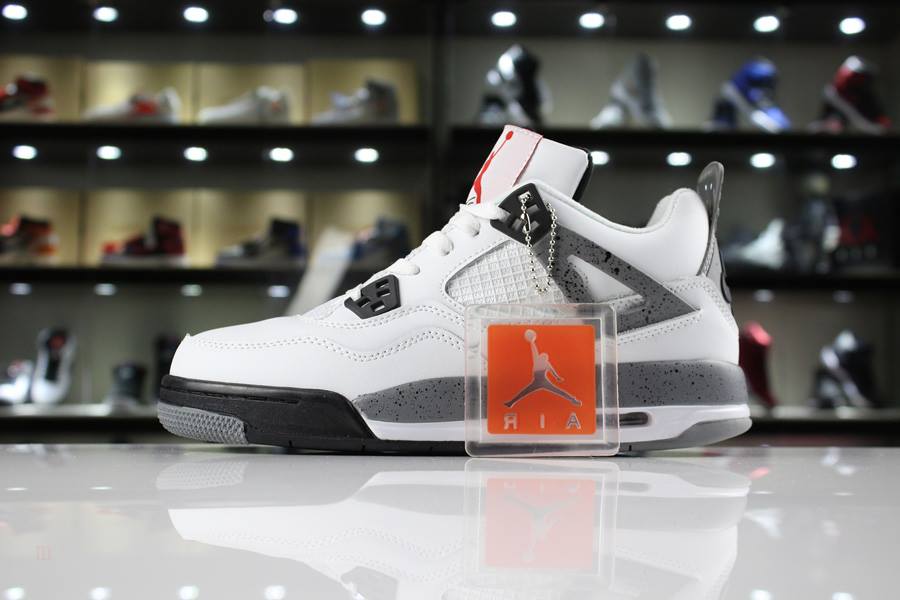 Tenisky Nike Air Jordan 4 89 OG Panske Biele Červené Čierne Siva Slovensko | SK-VSJOZF173