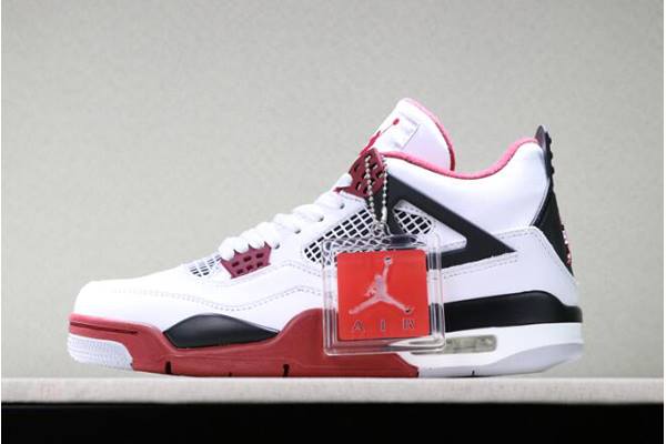 Tenisky Nike Air Jordan 4 Fire Panske Červené Biele Červené Čierne Slovensko | SK-KTMEBR621