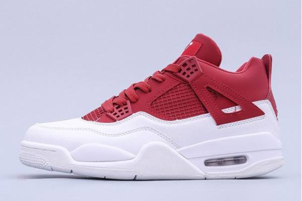 Tenisky Nike Air Jordan 4 Panske Červené Bordove Biele Slovensko | SK-JLTUQA471