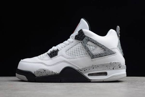 Tenisky Nike Air Jordan 4 Retro Panske Biele Siva Slovensko | SK-PSODUX793
