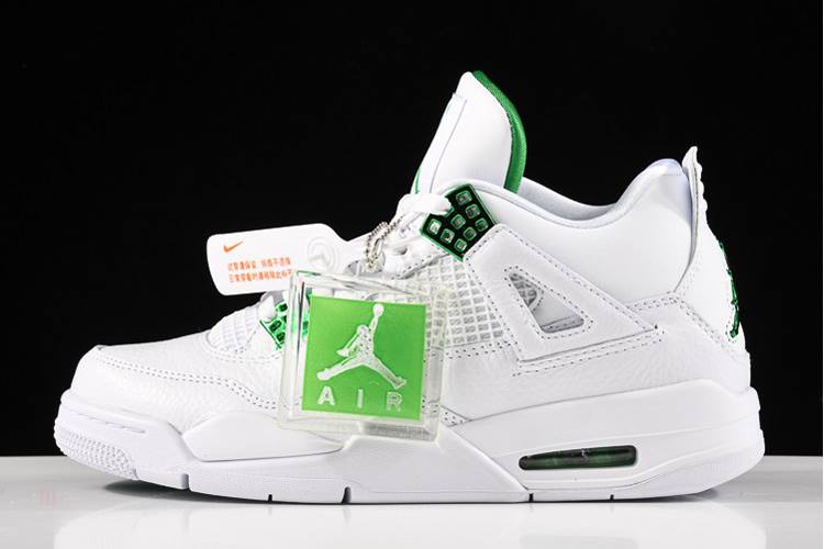 Tenisky Nike Air Jordan 4 Retro Panske Metal Zelene Biele Tmavo Zelene Metal Strieborne Slovensko | SK-UEMXKQ213