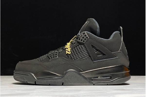 Tenisky Nike Air Jordan 4 Retro Panske Čierne Slovensko | SK-SAXLIQ409