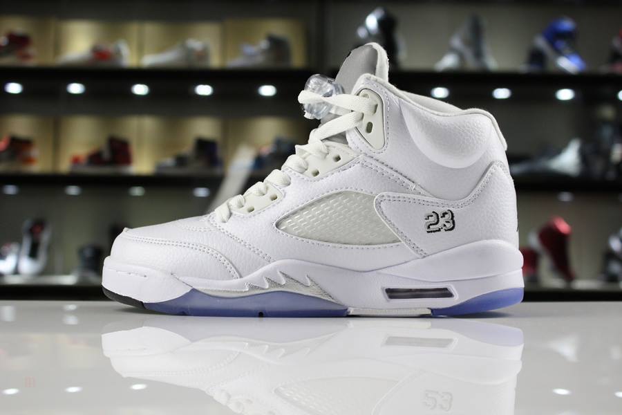 Tenisky Nike Air Jordan 5 Retro Damske Metal Strieborne Slovensko | SK-ZSKQJX804