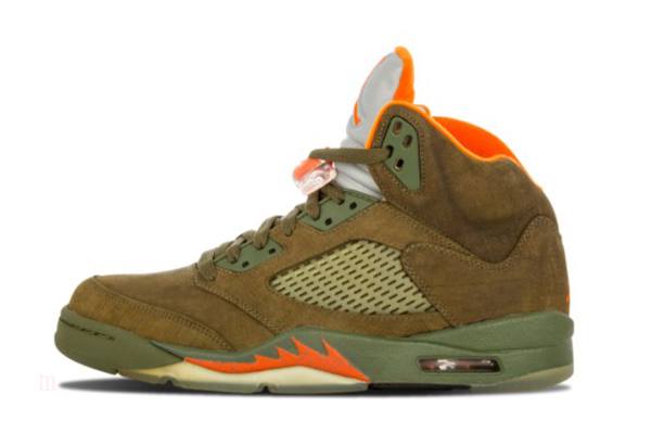 Tenisky Nike Air Jordan 5 Retro LS Panske Olivovo Zelená Slovensko | SK-AFOUSD358