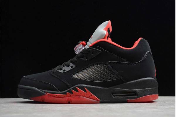 Tenisky Nike Air Jordan 5 Retro Low Alternate 90 Panske Čierne Červené Metal Slovensko | SK-ADXFRT476