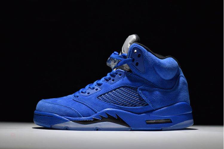 Tenisky Nike Air Jordan 5 Retro Panske Modre Kráľovská Modrá Čierne Slovensko | SK-GRQBEZ023