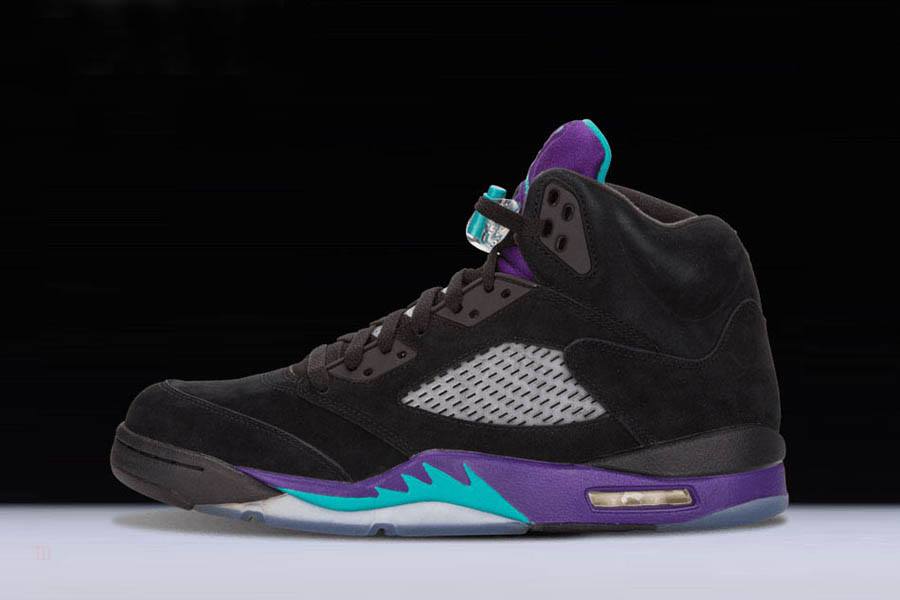 Tenisky Nike Air Jordan 5 Retro Panske Čierne Nachový Čierne Tyrkysové Nachový Slovensko | SK-PLRFYQ674