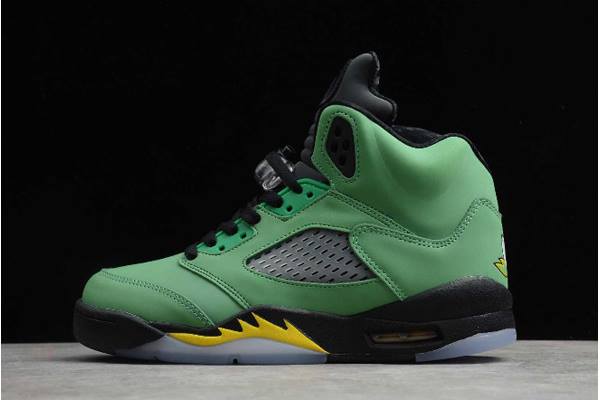 Tenisky Nike Air Jordan 5 Retro SE Oregon Oregon Ducks Panske Zelene Čierne Žlté Slovensko | SK-EKHVGU254