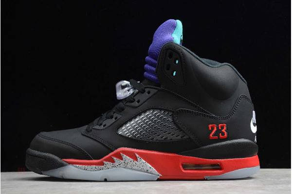 Tenisky Nike Air Jordan 5 Retro Top 3 Panske Čierne Červené Nachový Tyrkysové Slovensko | SK-ZYSKEH094