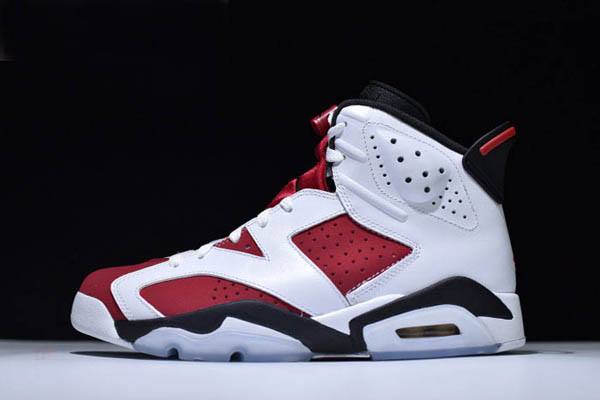 Tenisky Nike Air Jordan 6 Retro Carmine Panske Biele Čierne Slovensko | SK-UACJSO103