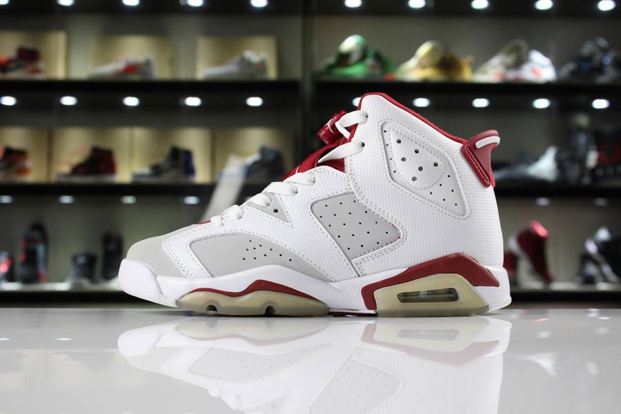 Tenisky Nike Air Jordan 6 VI Hare Panske Biele Platina Červené Slovensko | SK-SEBPZX741