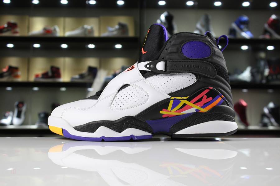 Tenisky Nike Air Jordan 8 Retro Three-Peat Panske Biele Čierne Svetlo Slovensko | SK-LEGITY290
