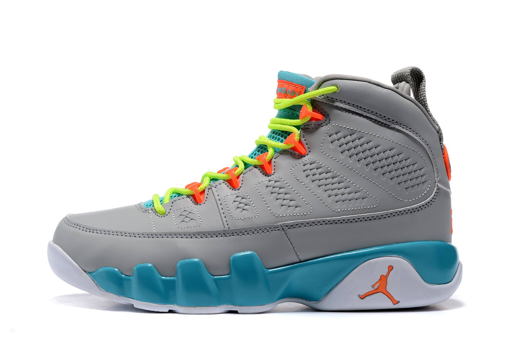 Tenisky Nike Air Jordan 9 GS Wolf Damske Siva Oranžové Zelene Biele Slovensko | SK-SKTGYH702
