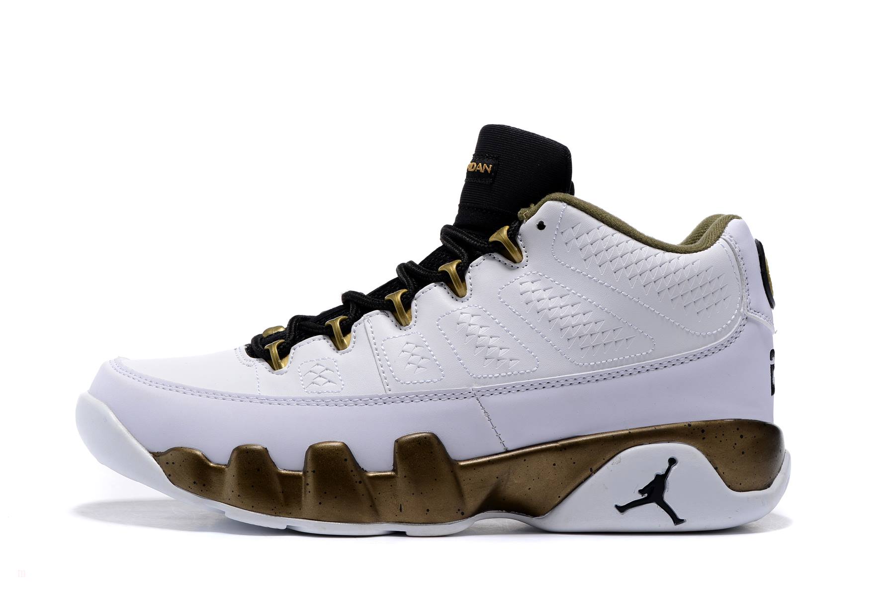 Tenisky Nike Air Jordan 9 Low Statue Damske Biele Čierne Zelene Slovensko | SK-TEGUML412