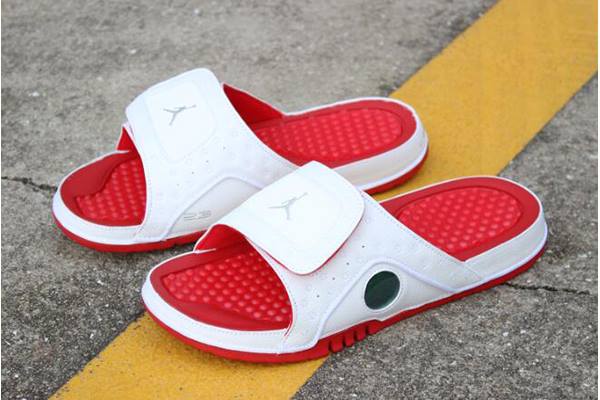 Tenisky Nike Air Jordan Hydro 13 Retro Panske Biele Červené Metal Strieborne Slovensko | SK-YKGTFS510