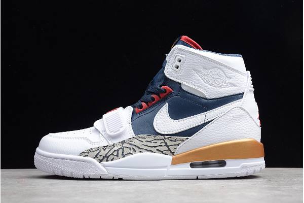 Tenisky Nike Air Jordan Legacy 312 Dream Team Panske Biele Námornícka Modrá Červené Slovensko | SK-OFDECU721