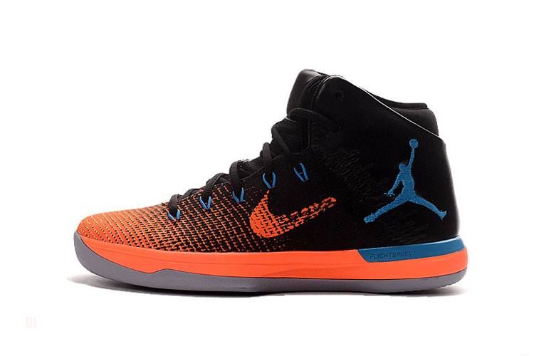 Tenisky Nike Air Jordan XXX1 Panske Čierne Oranžové Modre Siva Slovensko | SK-OQRCFB283
