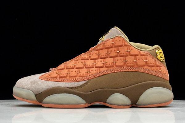 Tenisky Nike CLOT x Air Jordan 13 Low Terracotta Warrior Panske Siva Ruzove Slovensko | SK-KRHQMO854