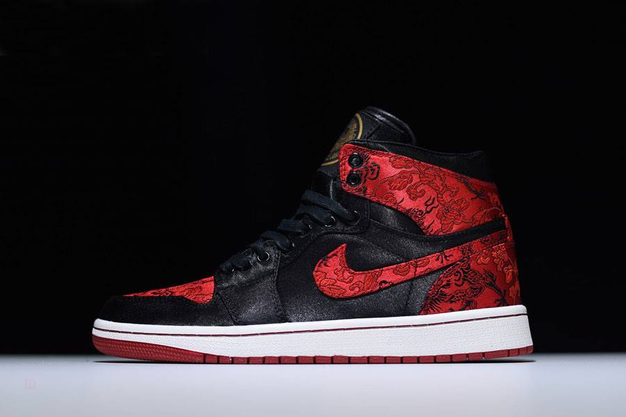Tenisky Nike HZP Air Jordan 1 High Dragon Panske Čierne Červené Biele Slovensko | SK-GPBTKN540