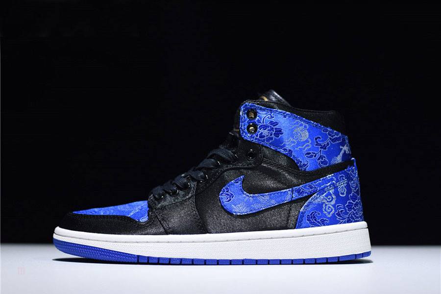 Tenisky Nike HZP Air Jordan 1 High Dragon Panske Čierne Kráľovská Modrá Modre Biele Slovensko | SK-MAHQSF756